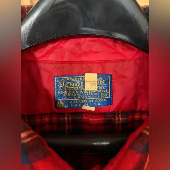 Vintage Pendleton Prince Charles Edward Stewart Tartan Plaid Virgin Wool Shirt - Picture 5 of 10